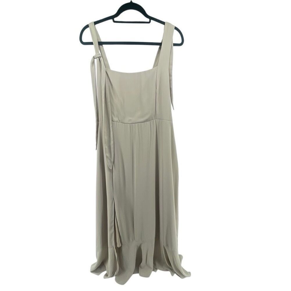 Show Me Your Mumu Claire Midi Dress Dusty Blush Chiffon Size Extra Large Formal - Picture 3 of 16